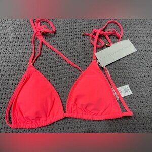 Stella McCartney Melanzana Neon Pink Bikini Top